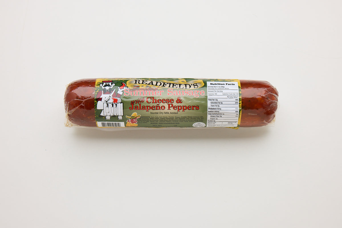 Summer Sausage with Jalapeno Peppers